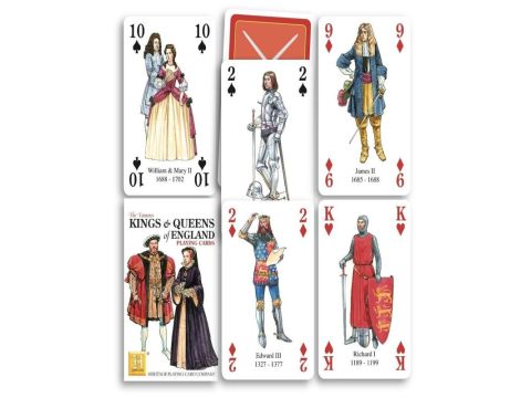 Heritage Playing Cards - Kings and Queens of England Playing Cards