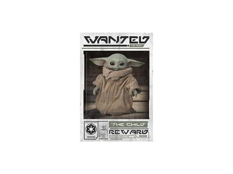 STAR WARS - The Mandalorian - Poster 61X91 - Wanted the Child