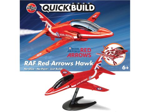 Airfix QUICKBUILD Model Aircraft Kits - Red Arrows Hawk