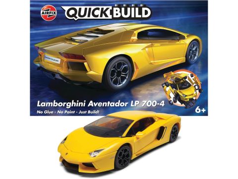 Airfix QUICKBUILD Lamborghini Aventador - Yellow