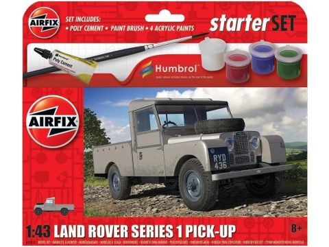 Airfix Starter Set - Land Rover Series 1 Pick-Up Model Building Kit