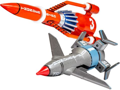 Corgi Diecast Model Cars - Thunderbirds F.A.B. Collection Thunderbird 1 and 3