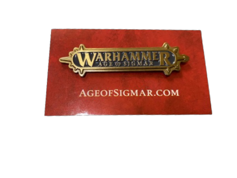 Warhammer Age of Sigmar Metal Pin Badge