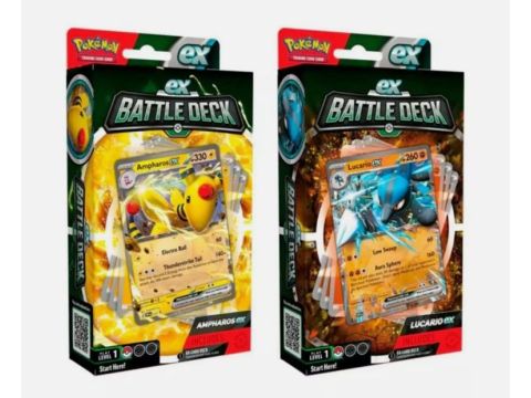 Pokemon Tcg Lucario OR Ampharos Ex Battle Deck ***(1 SUPPLIED)***