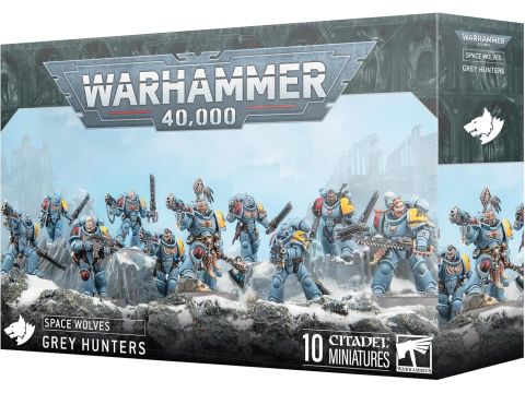 Games Workshop - Warhammer 40,000 - Space Wolves: Grey Hunters
