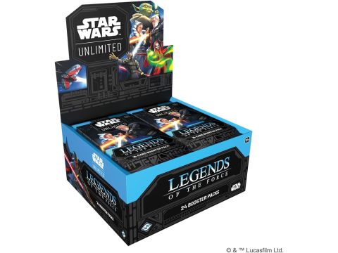 Star Wars: Unlimited Trading Card Game Legends of the Force BOOSTER DISPLAY - 24 Booster Packs