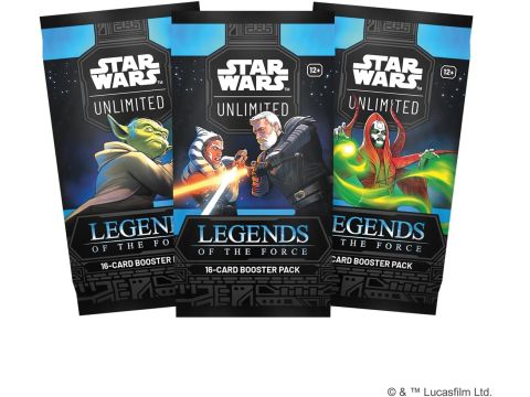 Star Wars: Unlimited Trading Card Game Legends of the Force BOOSTER PACK - (1 BOOSTER PACK - 16 Cards)