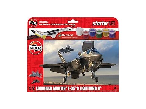 Airfix Starter Set - Lockheed Martin F-35B Lightning II Model Building Kit