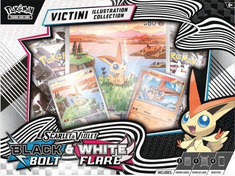 Pokemon TCG:Scarlet & Violet 10.5-BlackBolt&WhiteFlareUnova Victini Illustration Collection