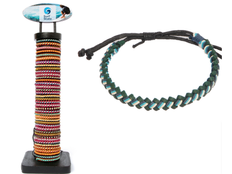 Coloured Leather Bracelet 1 SUPPLIED