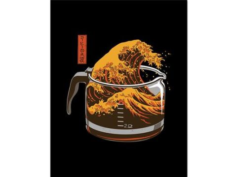 ELLAN HARRIS (COFFEE WAVE) COLLECTOR PRINT (FRAMED)