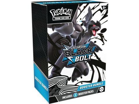 Pokémon TCG: Scarlet & Violet—Black Bolt Booster Bundle (6 Booster Packs)
