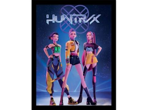 K-Pop Demon Hunters (Huntrix) 30cm x 40cm Framed Collector Print