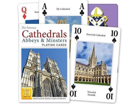 Cathedrals of England & Wales Set Of 52 Playing Cards + Jokers