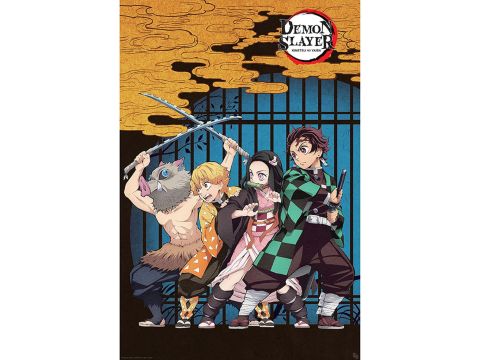 Demon Slayer Group Maxi Poster