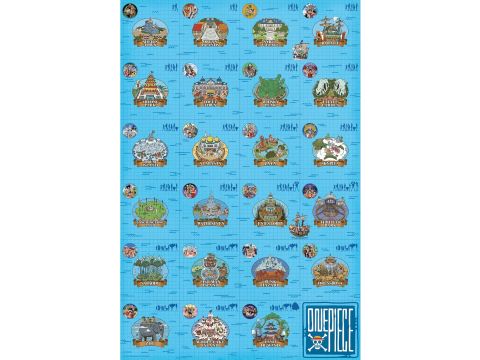 One Piece Log itinerary Maxi Poster