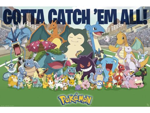 Pokémon All Time Favourites Maxi Poster