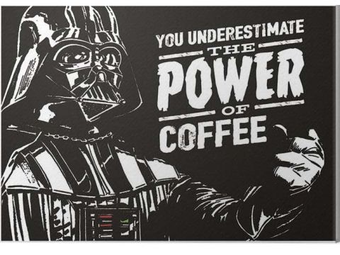Coffee Powered Star Wars 60x80 by Star Wars Classics 