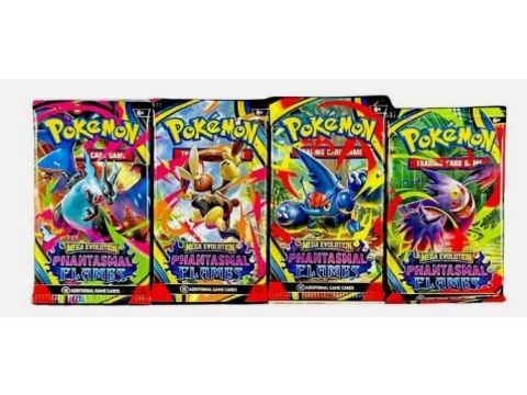 Pokémon TCG: Mega Evolution Phantasmal Flames - (1 BOOSTER PACK SUPPLIED)