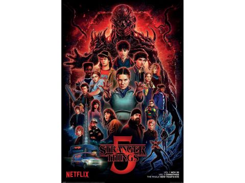 Stranger Things Final Season Poster, Season 5 Maxi Poster 61cm x 91.5cm