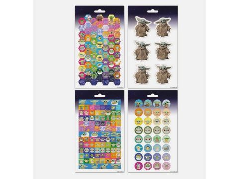 STAR WARS: THE MANDALORIAN (THE CHILD) 200 STICKER SET STICKERS