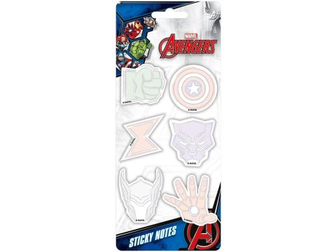 Avengers Hero Club Self-Stick Notes Set (Pack of 8)