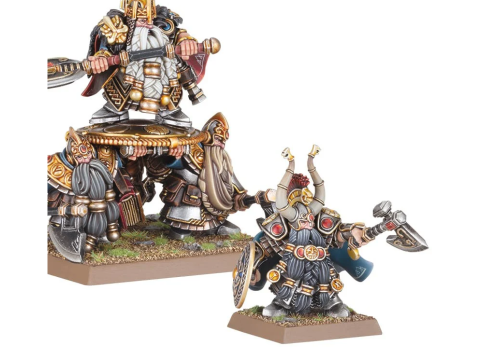 Dwarfen Mountain Holds: Dwarf Lords With Shieldbearers