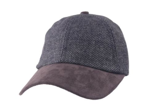 Heritage Traditions Grey Twill Tweed Baseball Cap