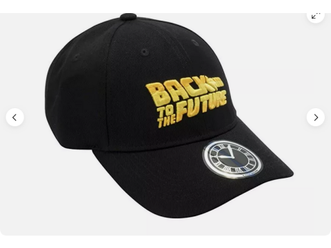 Back to the Future Logo Cap Black 