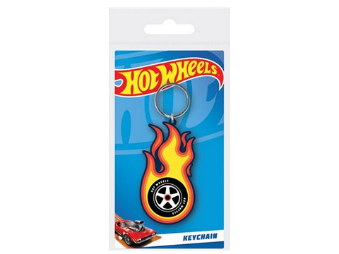 Hot Wheels (Burning Tyre) PVC Keychain