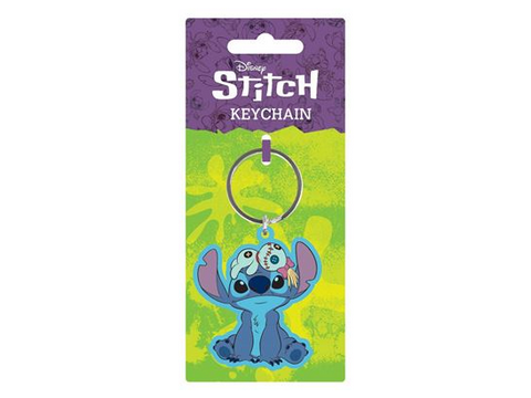 LILO & STITCH (STITCH & SCRUMP) PVC KEYCHAIN