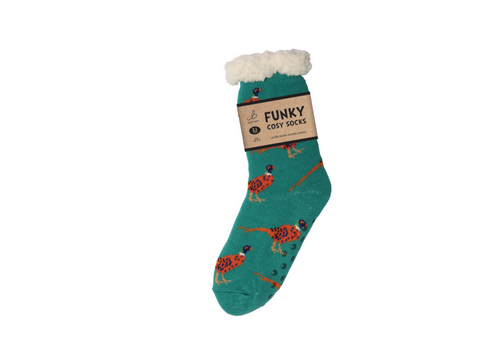 Ladies Sherpa Socks - Pheasant