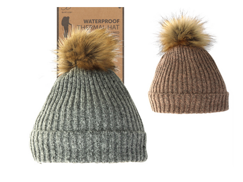 Ladies Waterproof Bobble Hat  (1 SUPPLIED)