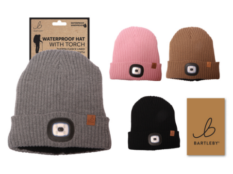 Waterproof Hat with Light (1 SUPPLIED)