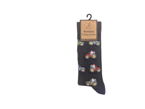 Mens Funky Bamboo Socks - Modern Tractor