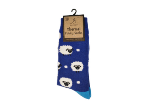 Funky Thermal Socks - Woolly Sheep