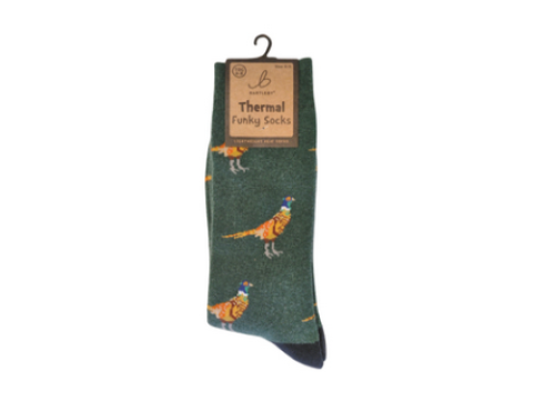 Funky Thermal Socks - Pheasant