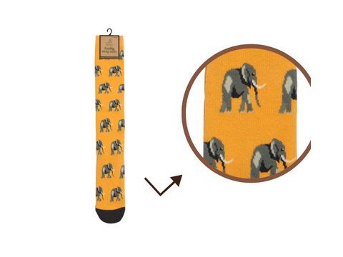 Funky Welly Socks - Ellie Elephant 