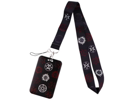 Supernatural Lanyard ID Badge Holder
