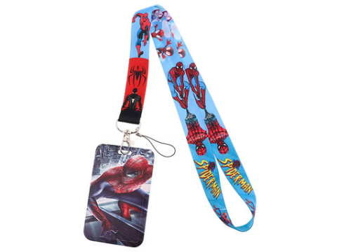 Spider Man Lanyard ID Badge Holder