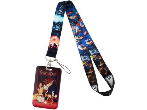 Beauty and the Beast Lanyard ID Badge Holder 2