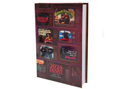  Stranger Things Retro A5 Diary 2024 Official Licensed Product
