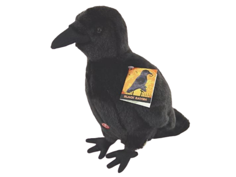 Faithful Friends Plush Raven, with sound 