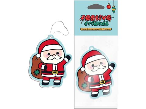 Winter Berries Festive Friends Christmas Santa Air Freshener 