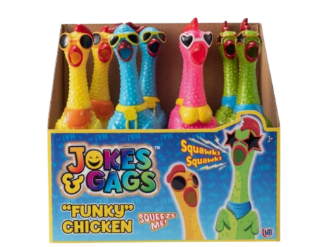 Funky Chicken Squawking Toy (1 SUPPLIED)