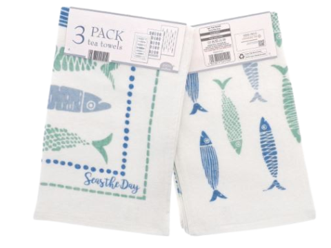 Seas the Day Tea Towels (3 Pack)