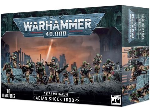 Games Workshop - Warhammer 40,000 - Astra Militarum: Cadian Shock Troops (2023 Edition) 