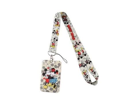 Mickey & Minnie Mouse Lanyard ID Badge Holder