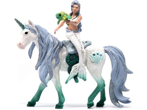 Schleich Mermaid Riding on Sea Unicorn Bayala