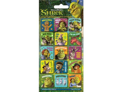 Shrek Sparkly Reward Stickers 